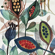 Autumn in garden Painting by Johanna Virtanen