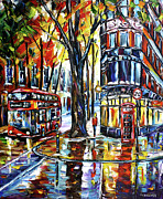 Autumn In London Painting by Mirek Kuzniar Autumn In London Painting by Mirek Kuzniar