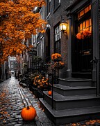 Autumn in Portsmouth Digital Art by Avery Luna