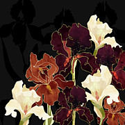 Autumn Iris Digital Art by Spacefrog Designs