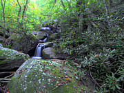 Autumn - Serenity At A Cascading Waterfall Photograph by Amy Dundon