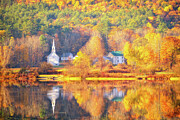 Autumn Steeple Photograph by Jeff Sinon Autumn Steeple Photograph by Jeff Sinon