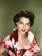 Ava Gardner the famous movie icon 1951. Colorized. Photograph by Dejan Travica Ava Gardner the famous movie icon 1951. Colorized. Photograph by Dejan Travica