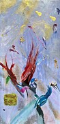 Aviary Whirl Painting by Deborah Naves