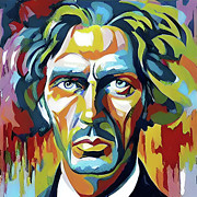 Axel Torneman expressionism Digital Art by Christina Fairhead Art and Merch