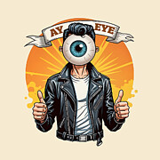 Ay Eye Digital Art by Greg Joens