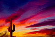 Az Sunset Digital Art by Michael Chacon Az Sunset Digital Art by Michael Chacon