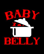 Baby Belly Digital Art by Jacob Zelazny