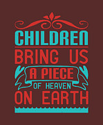 Baby Child Gift Children Bring Us A Piece Of Heaven On Earth Digital Art by Jeff Creation