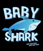 Baby Shark Doo Doo Doo Digital Art by Flippin Sweet Gear