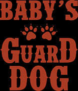 Babys Guard Dog Digital Art by Jacob Zelazny