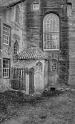 Back Door To The Castle BW Photograph by Susan Candelario Back Door To The Castle BW Photograph by Susan Candelario