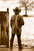 Back to Work - Sepia Photograph by Olivier Le Queinec Back to Work - Sepia Photograph by Olivier Le Queinec