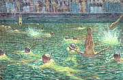Badsump, 1911 Painting by Eugene Jansson