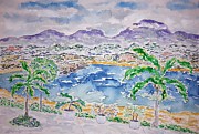 Bahia de Tangolunda Painting by John Klobucher