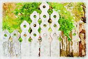 Baldwin Village Fence Photograph by Marilyn Cornwell