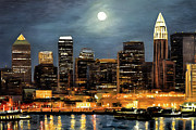 Baltimore City Skyline by Moonlight Ai Art by AI Digital Baltimore City Skyline by Moonlight Ai Art by AI Digital