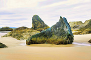 Bandon Beach Rocks Photograph by Jerry Cahill