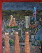Barcelona desde Montjuich Painting by Francis Iranzo