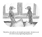 Bark at Every Single thing Drawing by Sarah Kempa