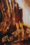 Baroness Xibalba Painting by Sv Bell
