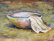 Basin and Towel Painting by Aaron Spong