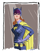 Bat Girl Digital Art by Alan Bodner