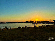 Bayside Geese at Sunset Digital Art by Chris Montcalmo Bayside Geese at Sunset Digital Art by Chris Montcalmo