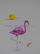Beach Bum Painting by Kem Himelright Beach Bum Painting by Kem Himelright