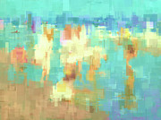 Beach Impressions Abstract Mixed Media by Shelli Fitzpatrick Beach Impressions Abstract Mixed Media by Shelli Fitzpatrick