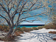 Beach Tree in Bloom Digital Art by Eris And AI Beach Tree in Bloom Digital Art by Eris And AI