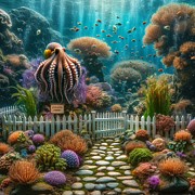 Octopus's Garden Mixed Media by Jay Schankman Octopus's Garden Mixed Media by Jay Schankman