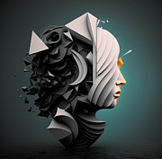Beauty In Digital World Digital Art by Anna Rumiantseva Beauty In Digital World Digital Art by Anna Rumiantseva
