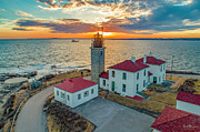 Beaver Tail Lighthouse Photograph by Veterans Aerial Media LLC Beaver Tail Lighthouse Photograph by Veterans Aerial Media LLC