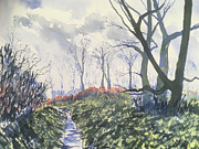 Beck in Back Lane Painting by Glenn Marshall Beck in Back Lane Painting by Glenn Marshall
