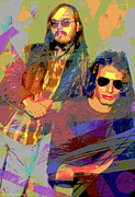 Becker And Fagen - Steely Dan Painting by David Lloyd Glover
