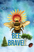 Bee Brave Photograph by W Craig Photography