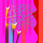 Below the surface Digital Art by Alan Bodner