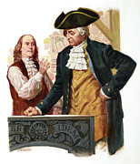 Benjamin Franklin And Philip Mazzei Painting by Shannon Stirnweis Benjamin Franklin And Philip Mazzei Painting by Shannon Stirnweis