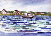 Berkeley Island Cove Painting by Clara Sue Beym Berkeley Island Cove Painting by Clara Sue Beym