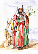 Bethlehem Girl in 1849 I Photograph by Munir Alawi Bethlehem Girl in 1849 I Photograph by Munir Alawi