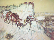 Better than Bacon Drawing by Charles Marion Russell