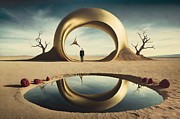 Beyond the Golden Ring - Embracing Life's Chaos Digital Art by Samuel HUYNH