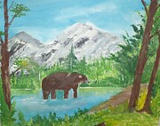 Big Bear painting # 100 Painting by Donald Northup