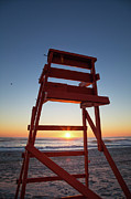 Big Red Beach Chair Photograph by Becqi Sherman
