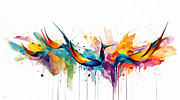 Bird Modern Art Painting by Lourry Legarde