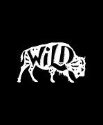 Bison Wild Digital Art by Tinh Tran Le Thanh