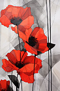 Black and Red Modern Paintings Painting by Lourry Legarde Black and Red Modern Paintings Painting by Lourry Legarde