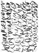 Black and White Doodle Art Painting by Blenda Studio