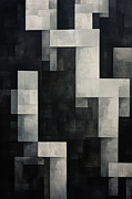 Black and White Duel Painting by Lourry Legarde Black and White Duel Painting by Lourry Legarde